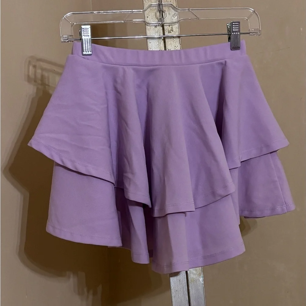 SHEIN Lavender Layered Women's Skirt Sz Petite XS